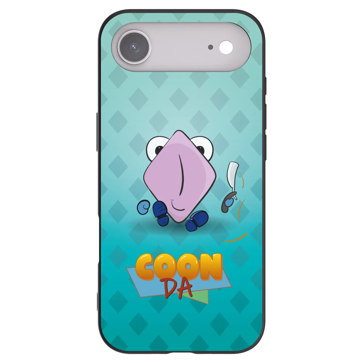 Picasee silikonový černý obal pro Apple iPhone Air - COONDA holátko - světlá
