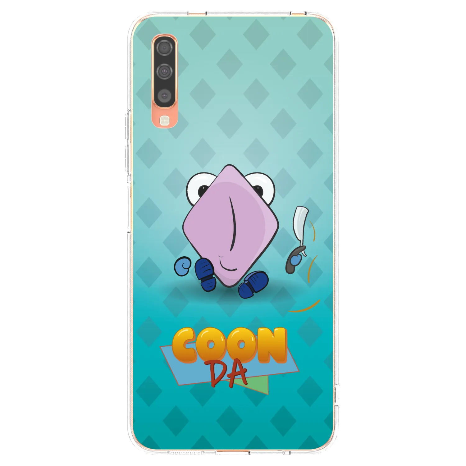Picasee silikonový průhledný obal pro Samsung Galaxy A70 A705F - COONDA holátko - světlá