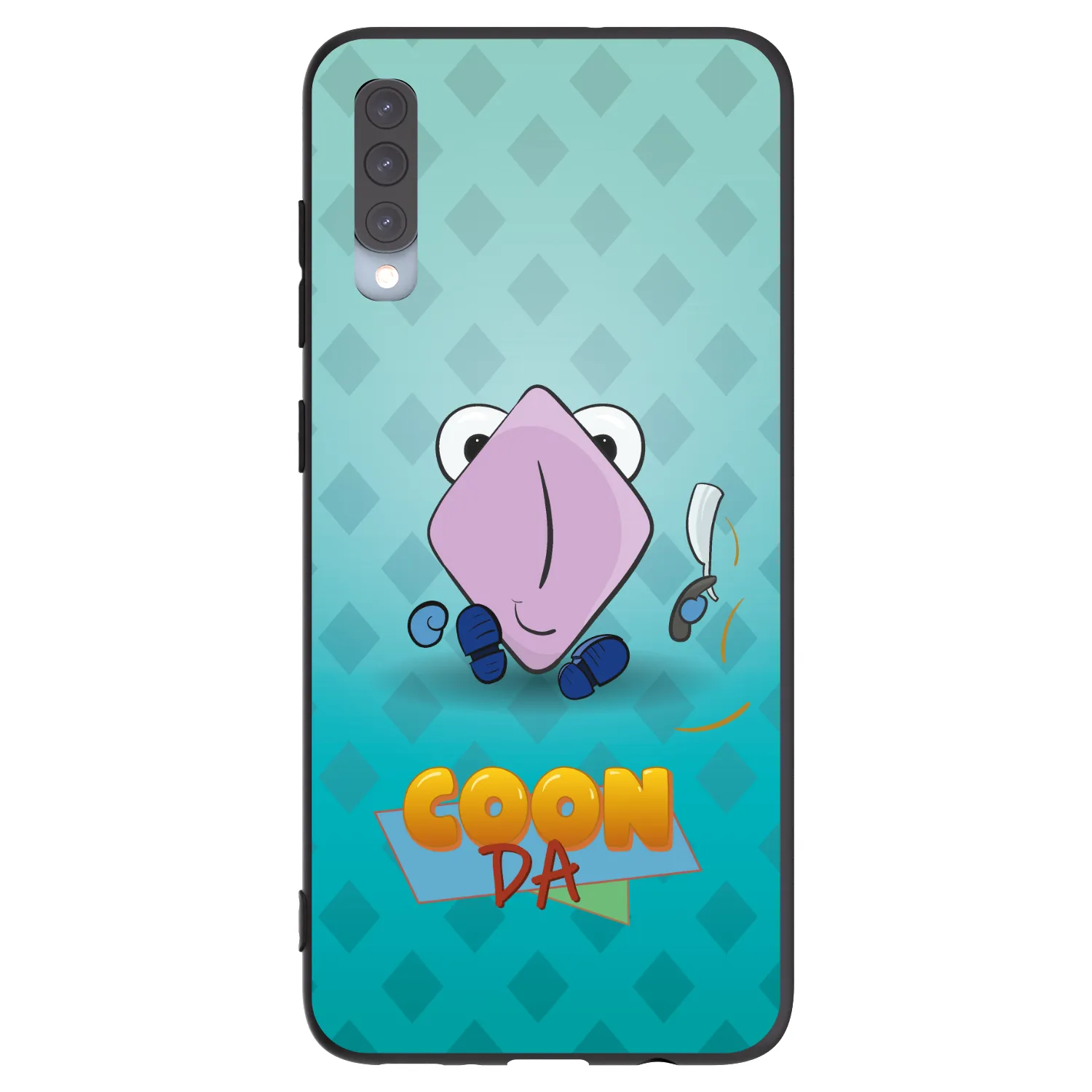 Picasee silikonový černý obal pro Samsung Galaxy A70 A705F - COONDA holátko - světlá