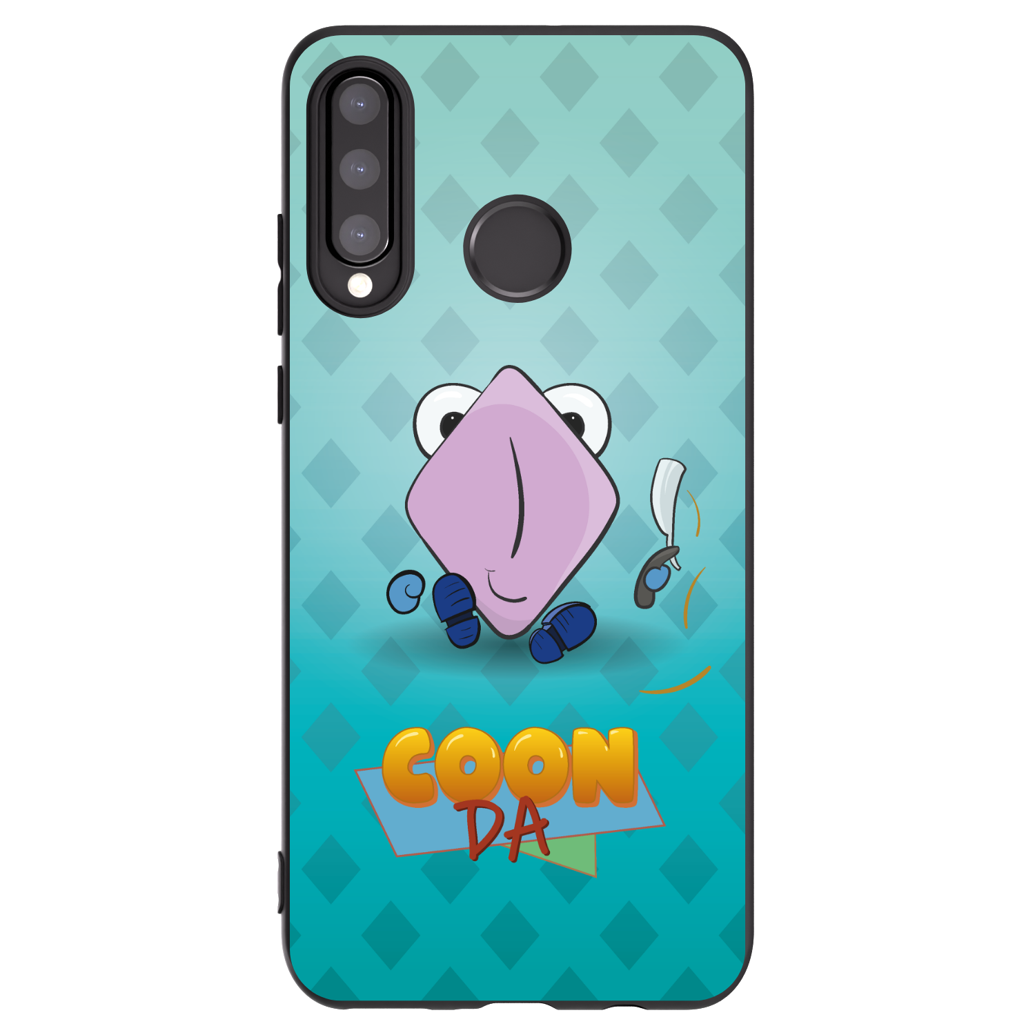 Picasee silikonový černý obal pro Huawei P30 Lite - COONDA holátko - světlá