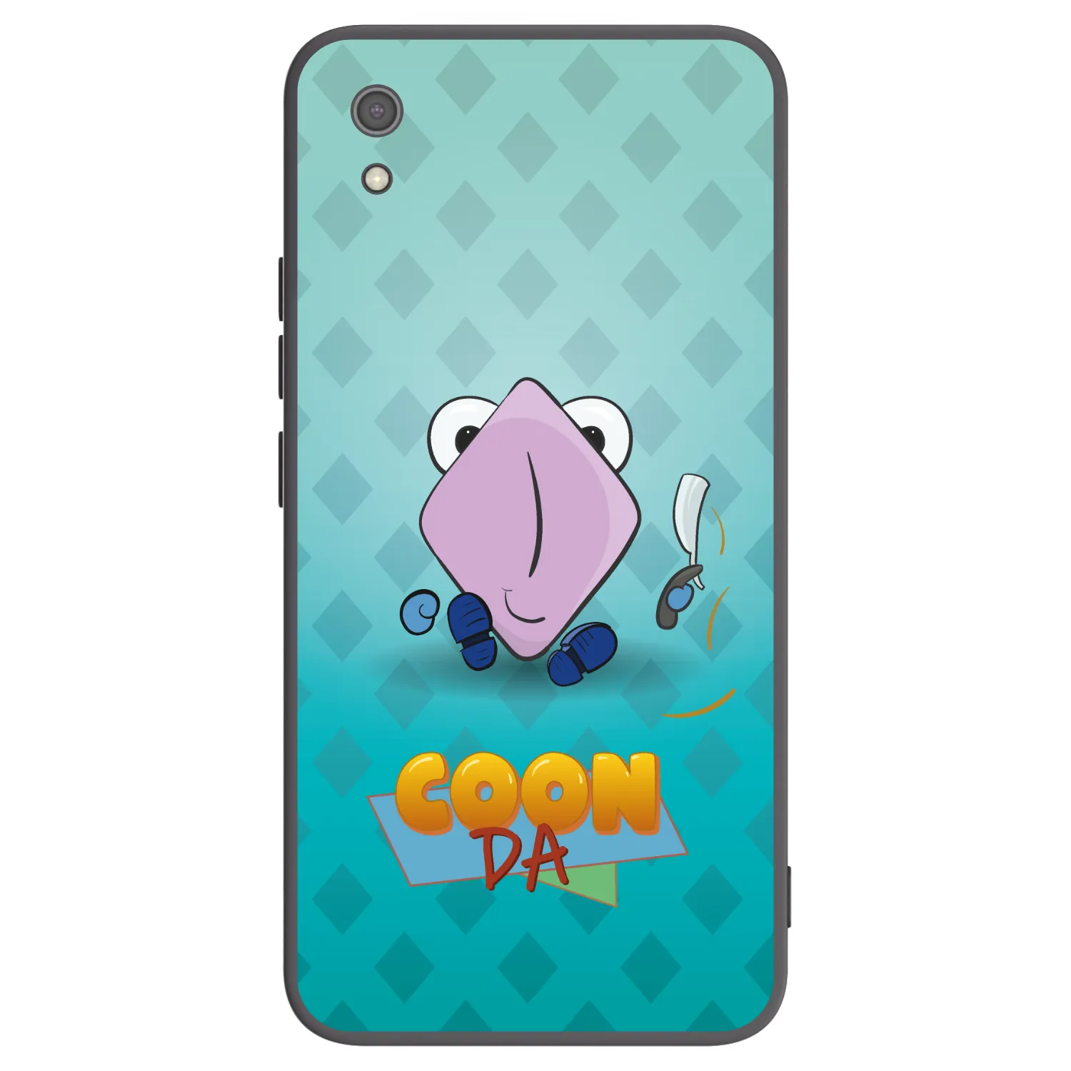 Picasee silikonový černý obal pro Xiaomi Redmi 7A - COONDA holátko - světlá