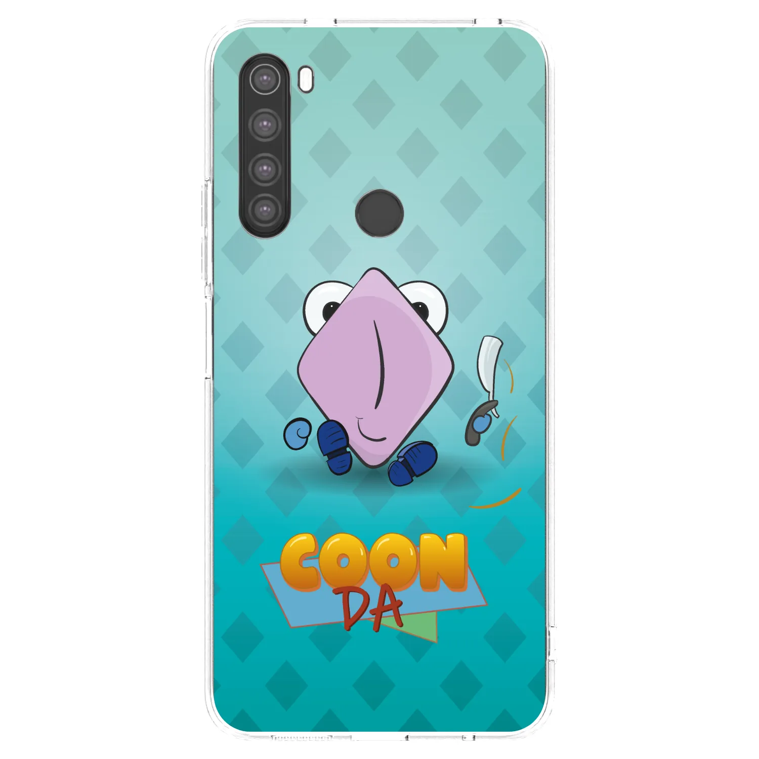Picasee silikonový průhledný obal pro Xiaomi Redmi Note 8 - COONDA holátko - světlá