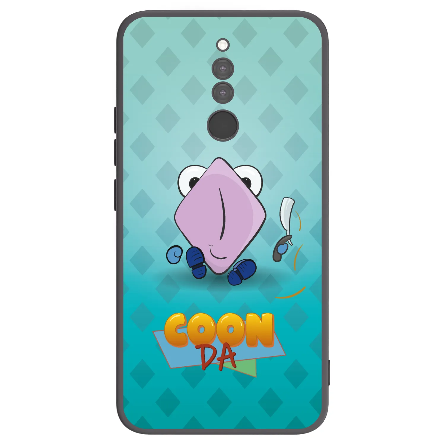 Picasee silikonový černý obal pro Xiaomi Redmi 8 - COONDA holátko - světlá