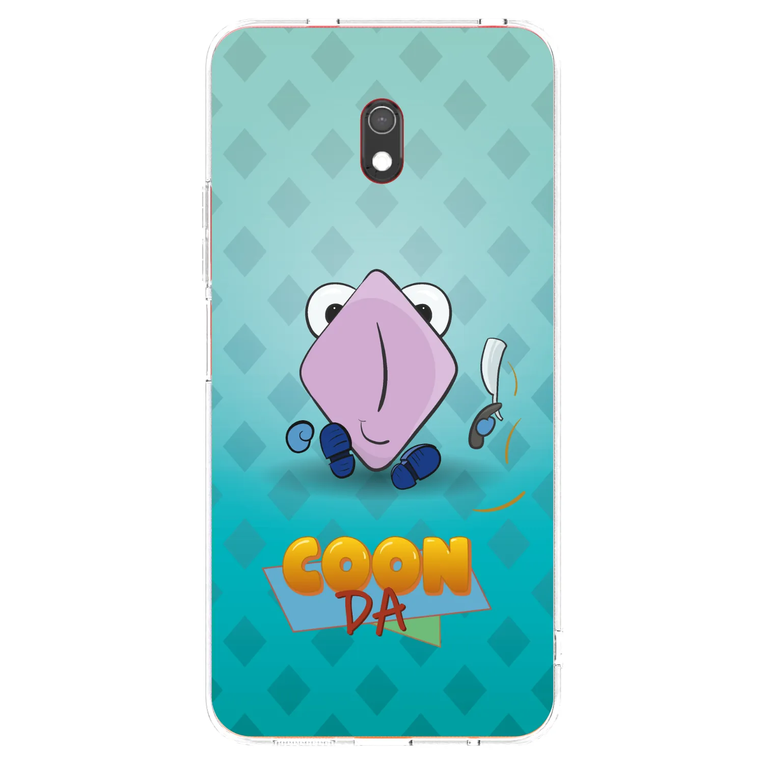 Picasee silikonový průhledný obal pro Xiaomi Redmi 8A - COONDA holátko - světlá