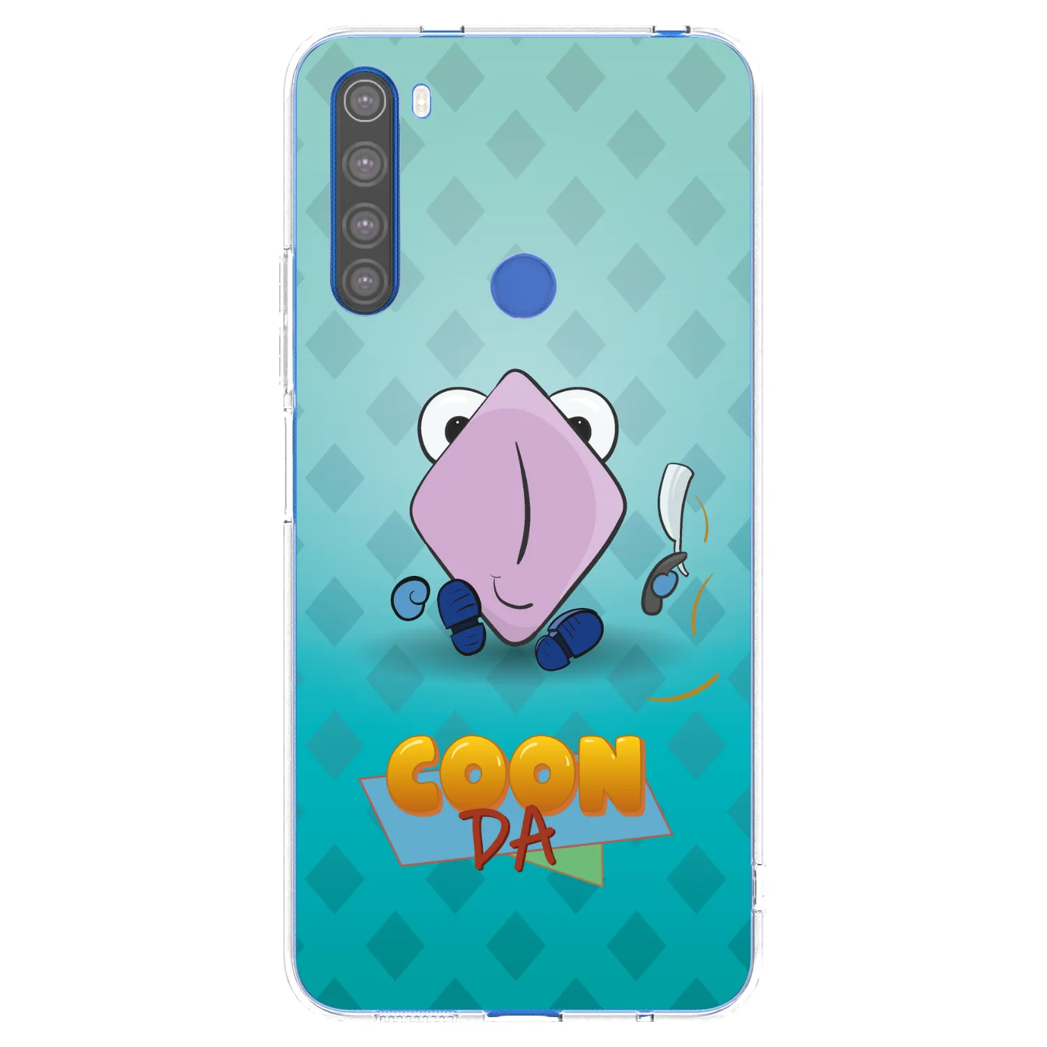Picasee silikonový průhledný obal pro Xiaomi Redmi Note 8T - COONDA holátko - světlá