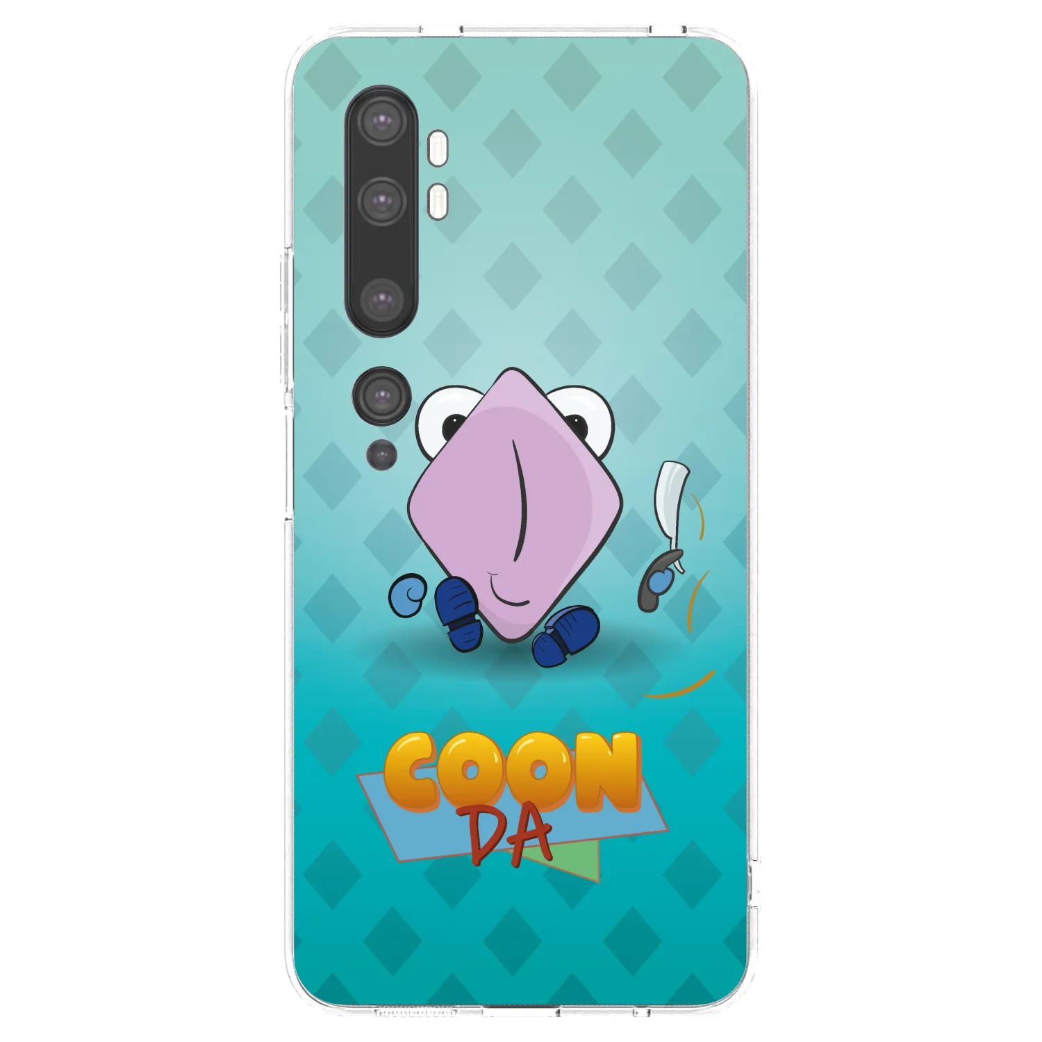 Picasee silikonový průhledný obal pro Xiaomi Mi Note 10 (Pro) - COONDA holátko - světlá