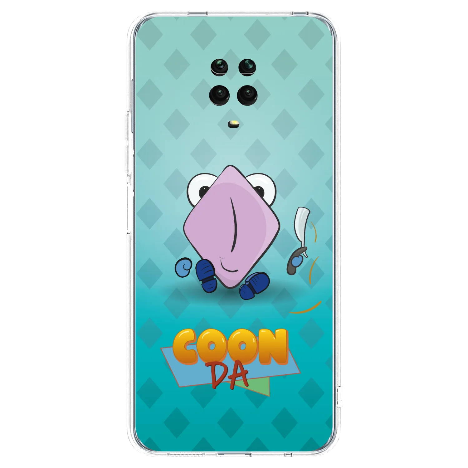 Picasee silikonový průhledný obal pro Xiaomi Redmi Note 9S - COONDA holátko - světlá