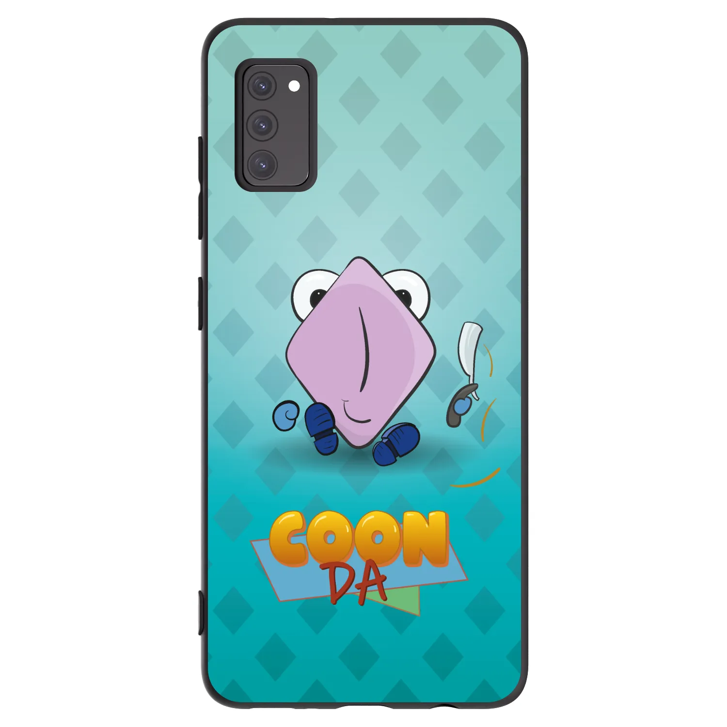 Picasee silikonový černý obal pro Samsung Galaxy A41 A415F - COONDA holátko - světlá