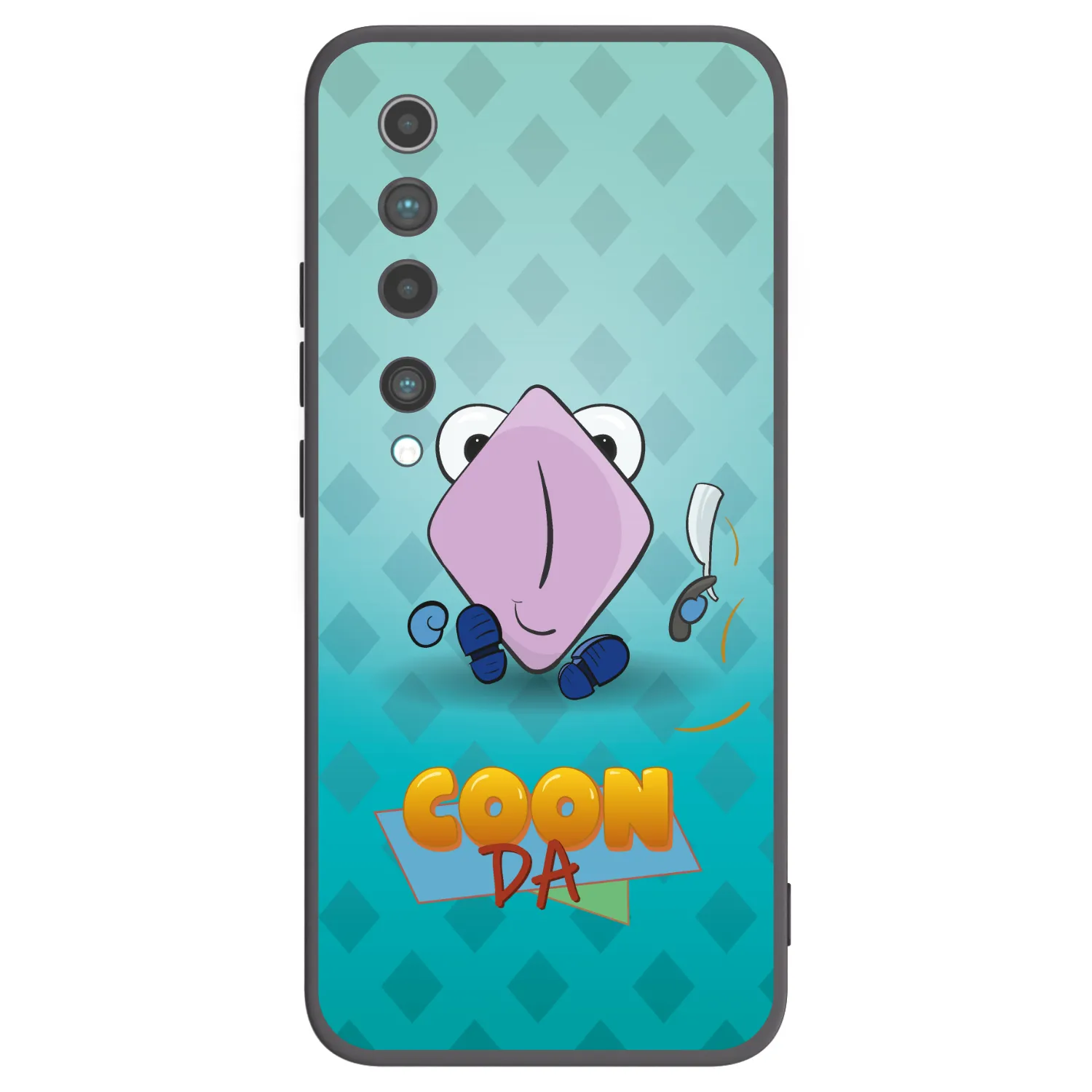 Picasee silikonový černý obal pro Xiaomi Mi 10 - COONDA holátko - světlá