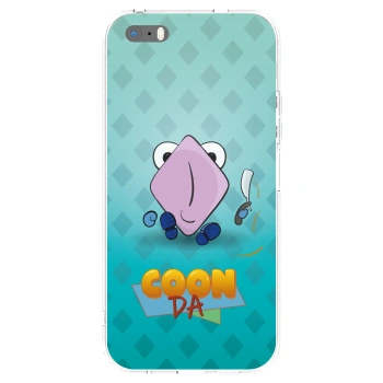 Picasee silikonový průhledný obal pro Apple iPhone 5/5S/SE - COONDA holátko - světlá