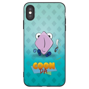 Picasee silikonový černý obal pro Apple iPhone XS Max - COONDA holátko - světlá