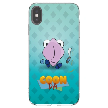 Picasee silikonový průhledný obal pro Apple iPhone XS Max - COONDA holátko - světlá