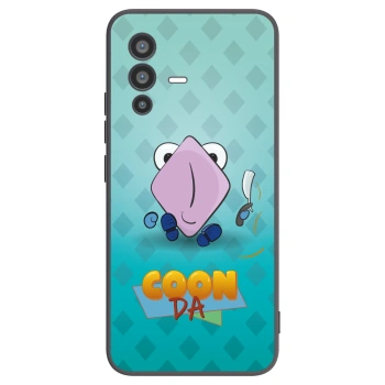 Picasee silikonový černý obal pro Vivo V23 5G - COONDA holátko - světlá