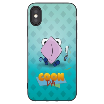 Picasee silikonový černý obal pro Apple iPhone X/XS - COONDA holátko - světlá