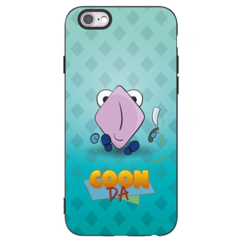 Picasee silikonový černý obal pro Apple iPhone 6/6S - COONDA holátko - světlá