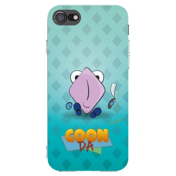 Picasee silikonový průhledný obal pro Apple iPhone 7 - COONDA holátko - světlá