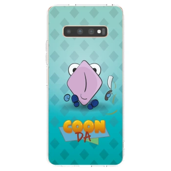 Picasee silikonový průhledný obal pro Samsung Galaxy S10 Plus G975 - COONDA holátko - světlá