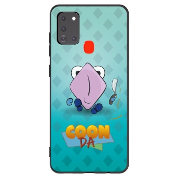 Picasee silikonový černý obal pro Samsung Galaxy A21s - COONDA holátko - světlá