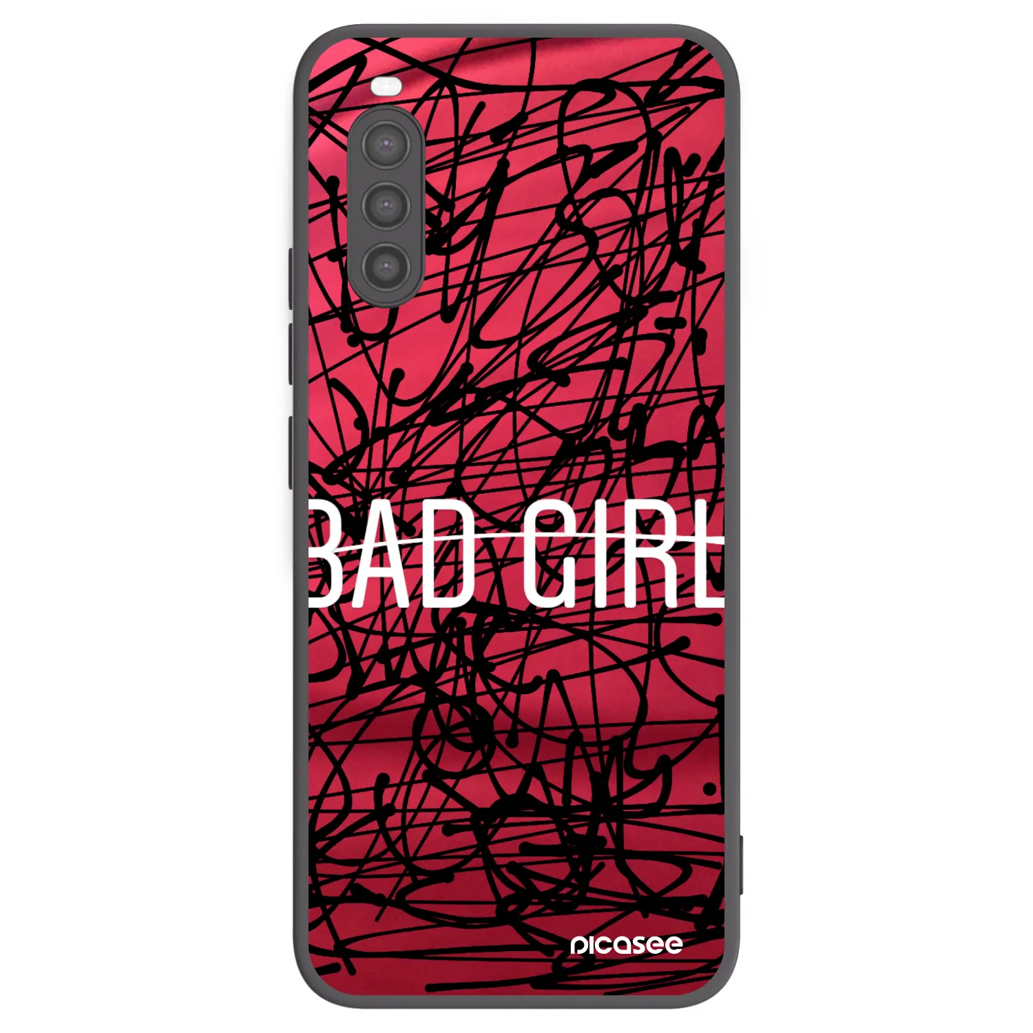 Picasee silikonový černý obal pro Sony Xperia 10 II - Zlobivá holka