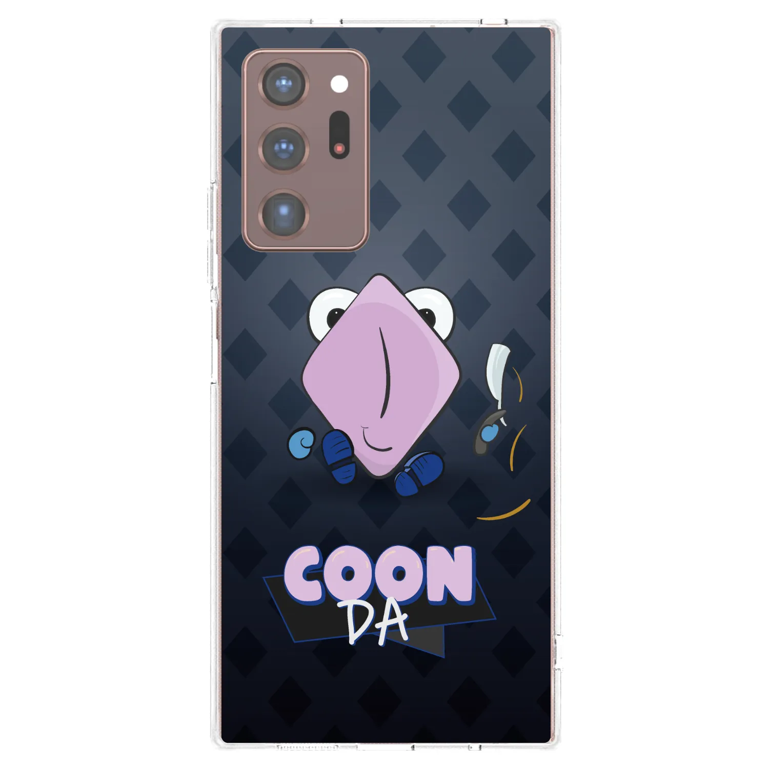 Picasee silikonový průhledný obal pro Samsung Galaxy Note 20 Ultra - COONDA holátko - tmavá