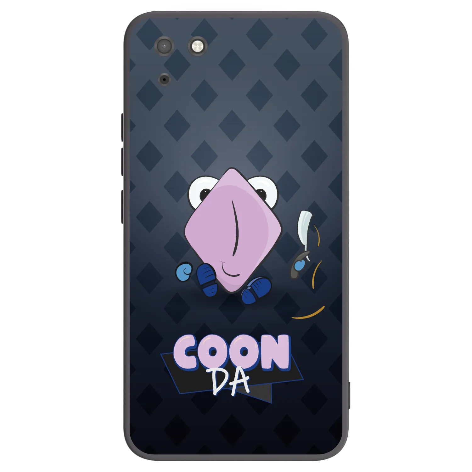 Picasee silikonový černý obal pro Huawei Y5P - COONDA holátko - tmavá