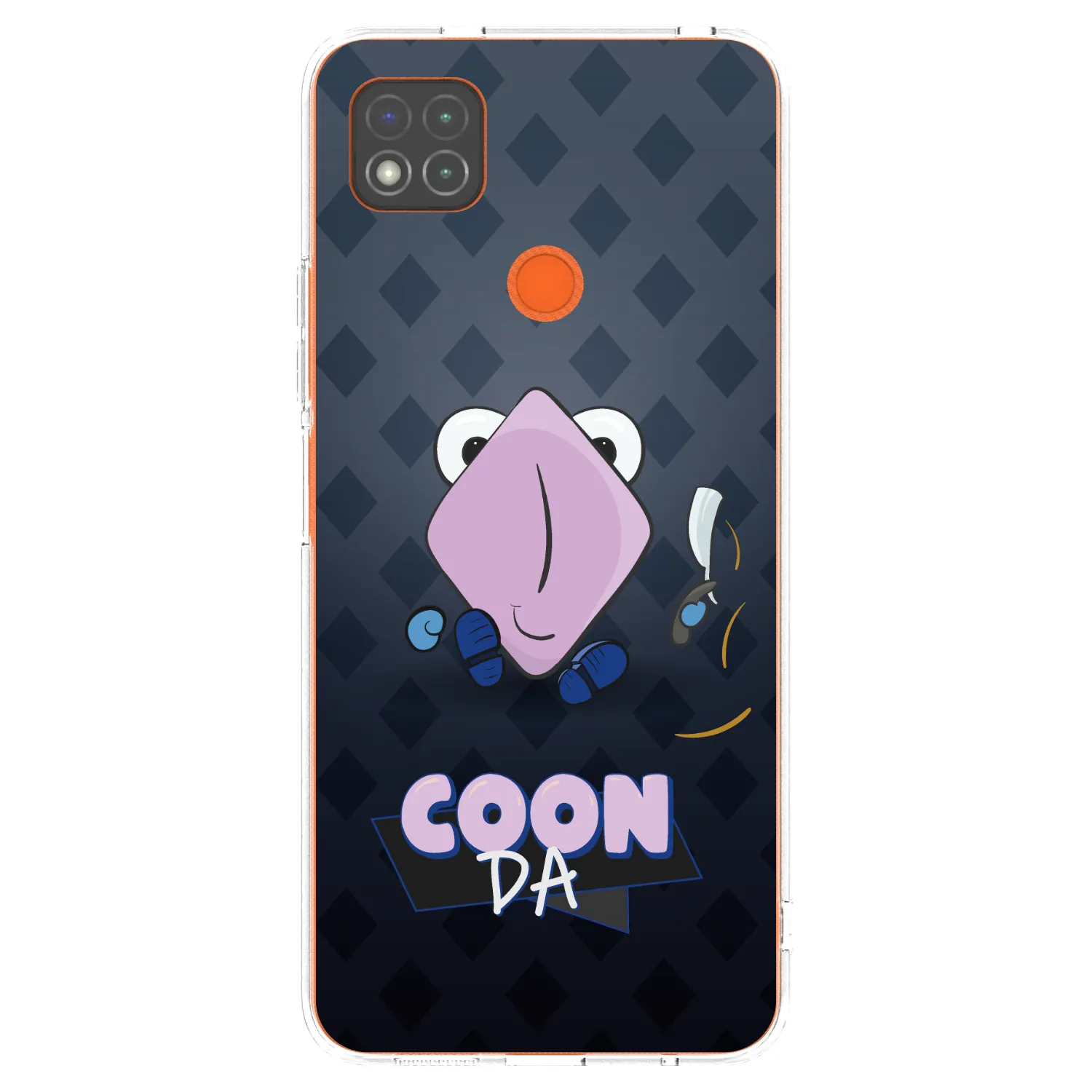 Picasee silikonový průhledný obal pro Xiaomi Redmi 9C - COONDA holátko - tmavá