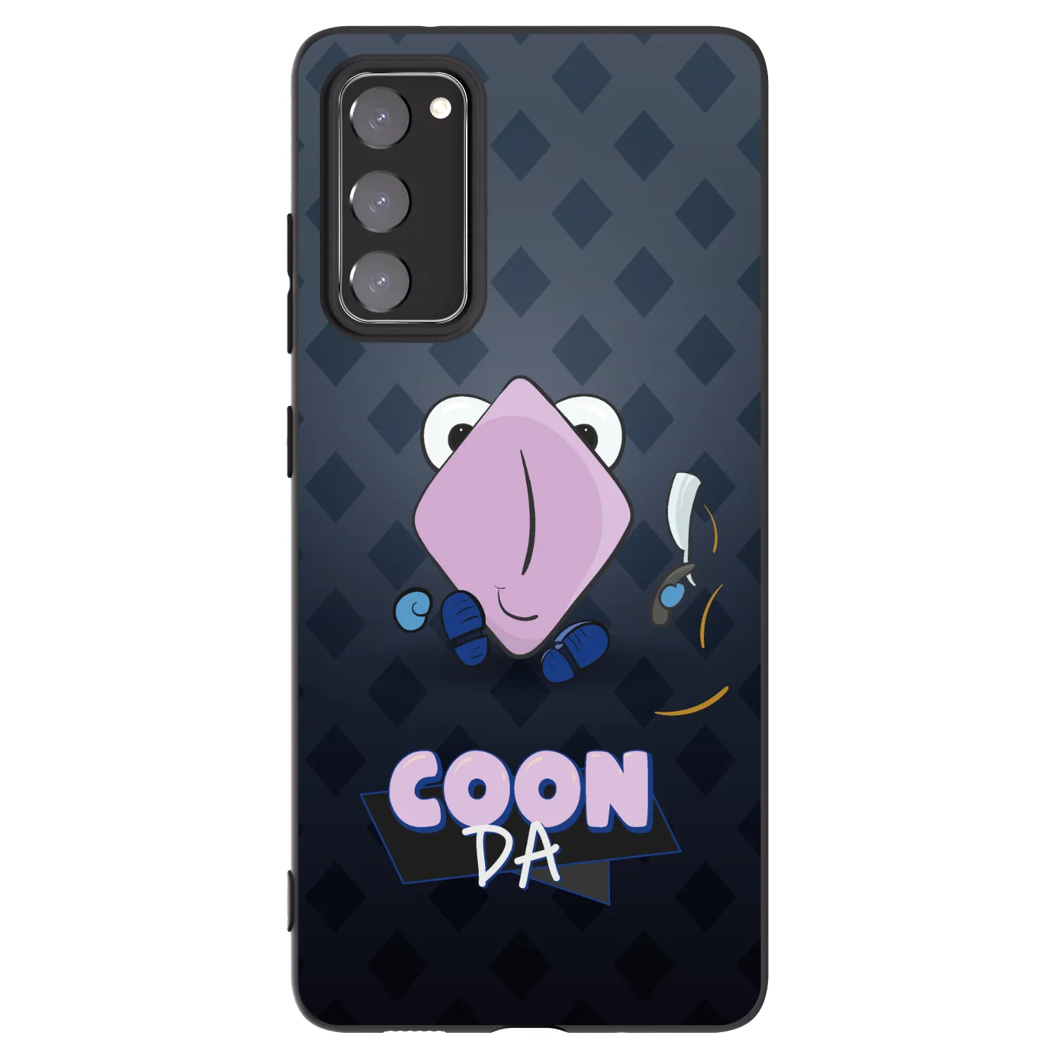 Picasee silikonový černý obal pro Samsung Galaxy S20 FE - COONDA holátko - tmavá