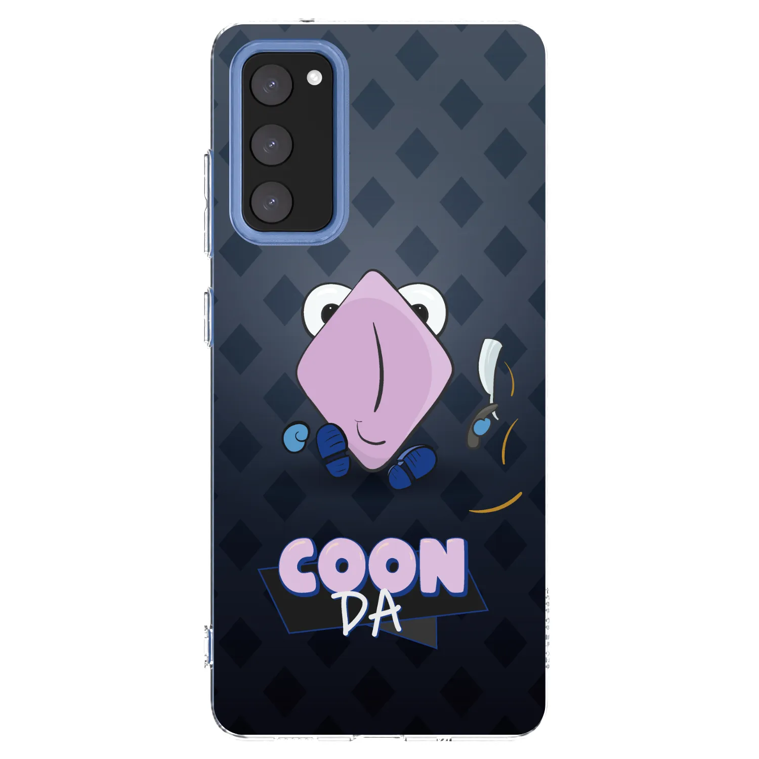 Picasee silikonový průhledný obal pro Samsung Galaxy S20 FE - COONDA holátko - tmavá