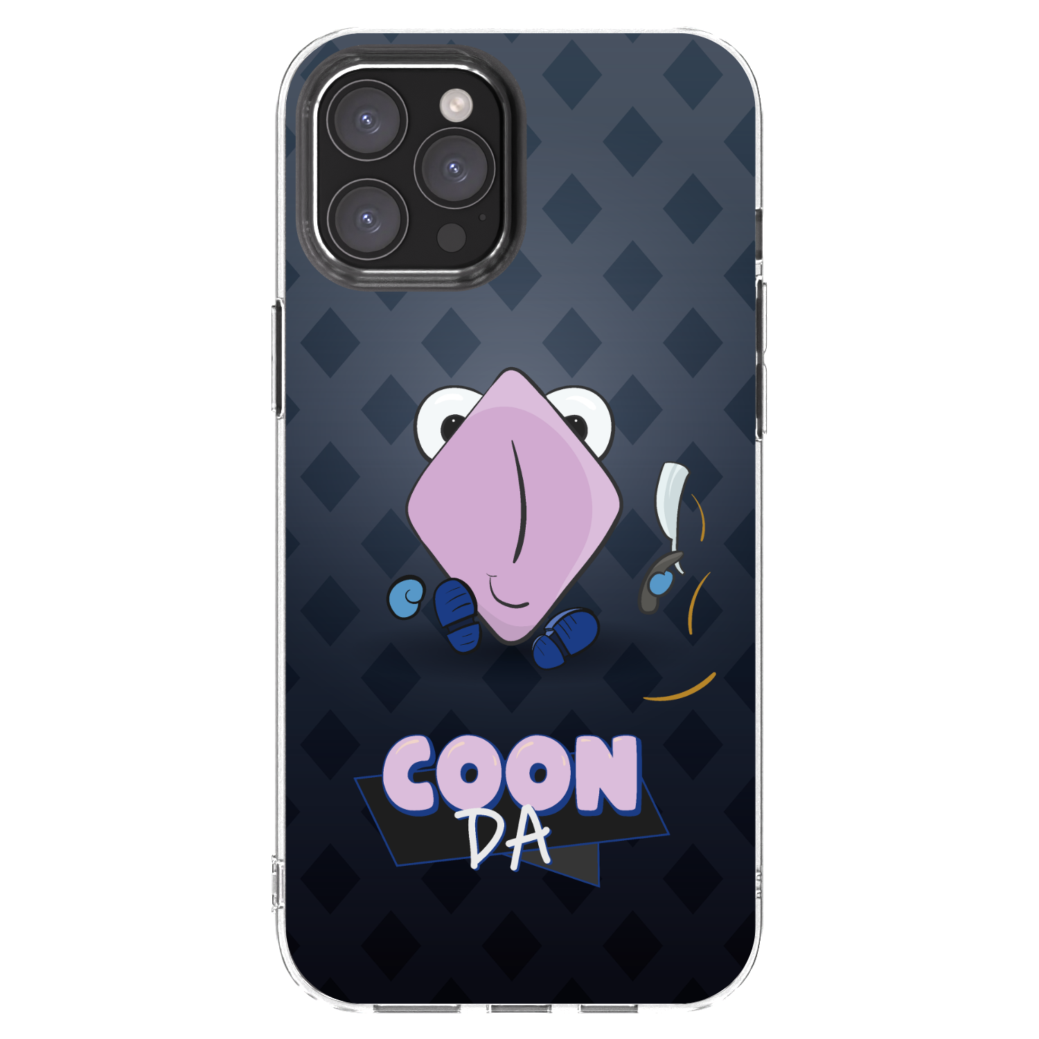 Picasee silikonový průhledný obal pro Apple iPhone 12 Pro Max - COONDA holátko - tmavá