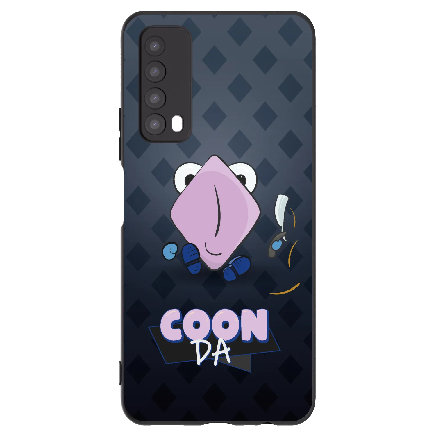 Picasee silikonový černý obal pro Huawei P Smart 2021 - COONDA holátko - tmavá