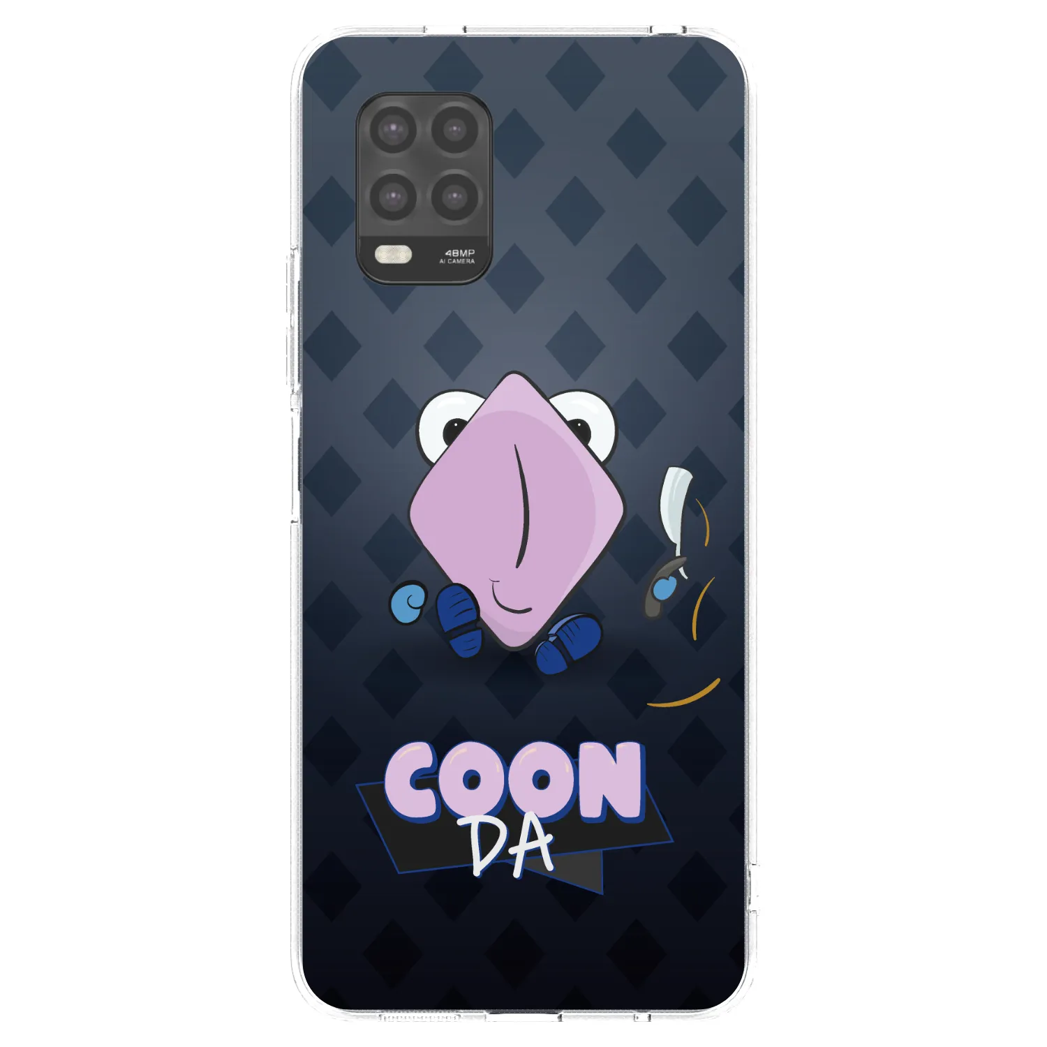 Picasee silikonový průhledný obal pro Xiaomi Mi 10 Lite - COONDA holátko - tmavá
