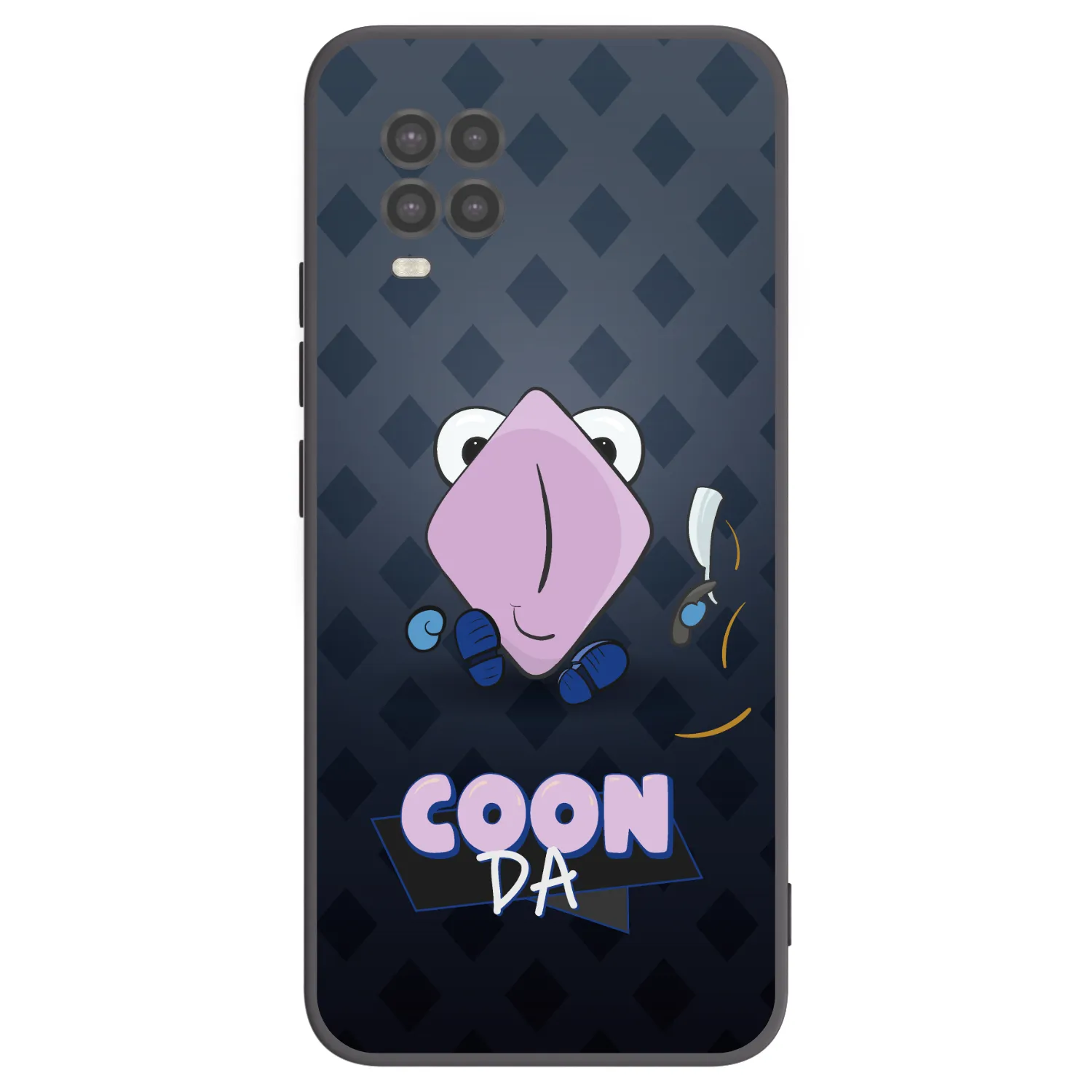 Picasee silikonový černý obal pro Xiaomi Mi 10 Lite - COONDA holátko - tmavá