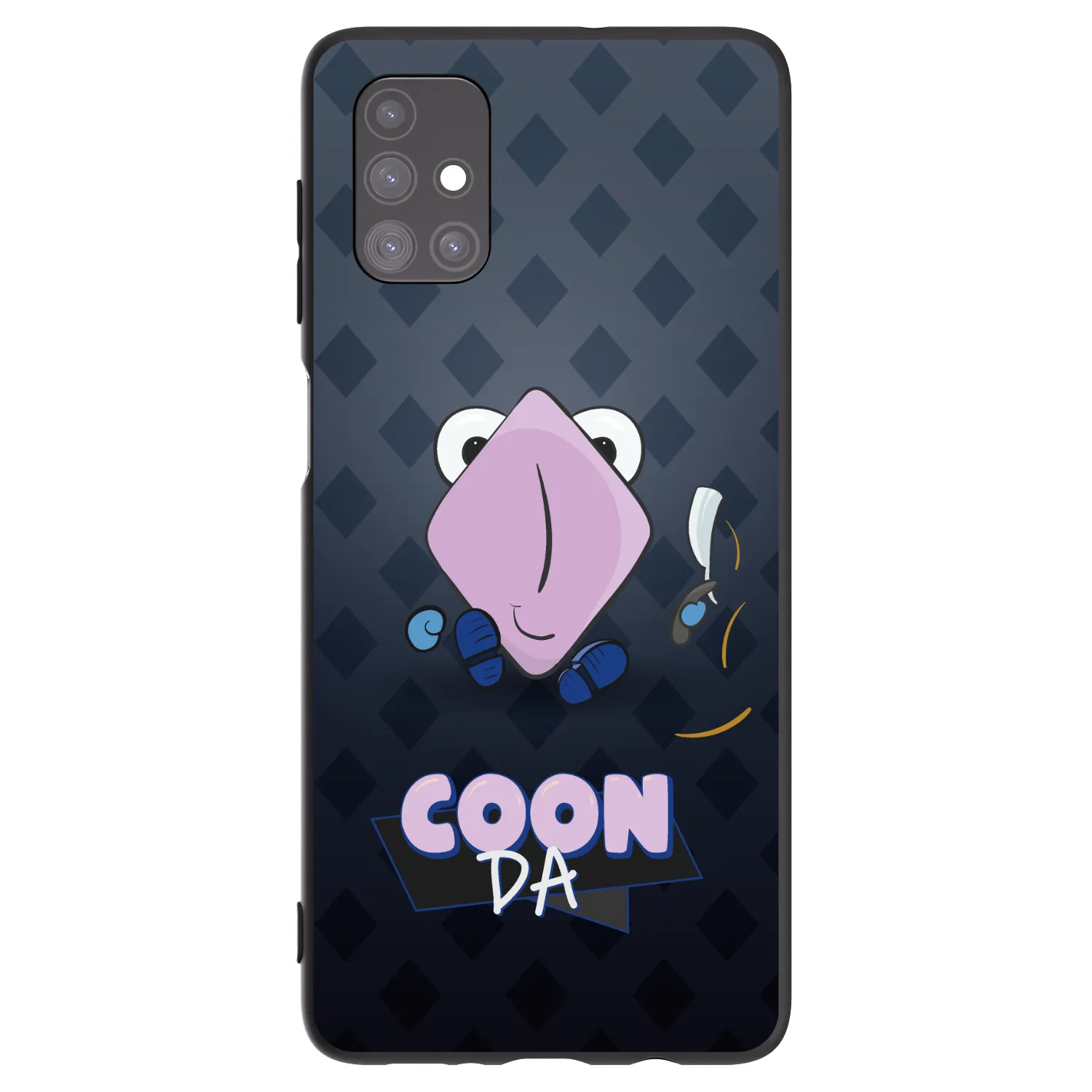 Picasee silikonový černý obal pro Samsung Galaxy M51 M515F - COONDA holátko - tmavá