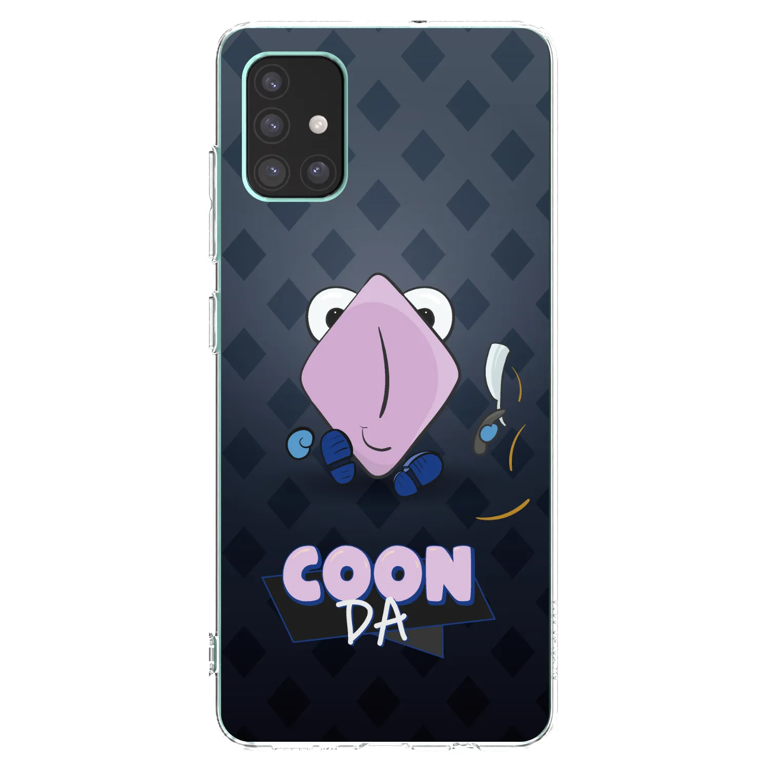 Picasee silikonový průhledný obal pro Samsung Galaxy M51 M515F - COONDA holátko - tmavá