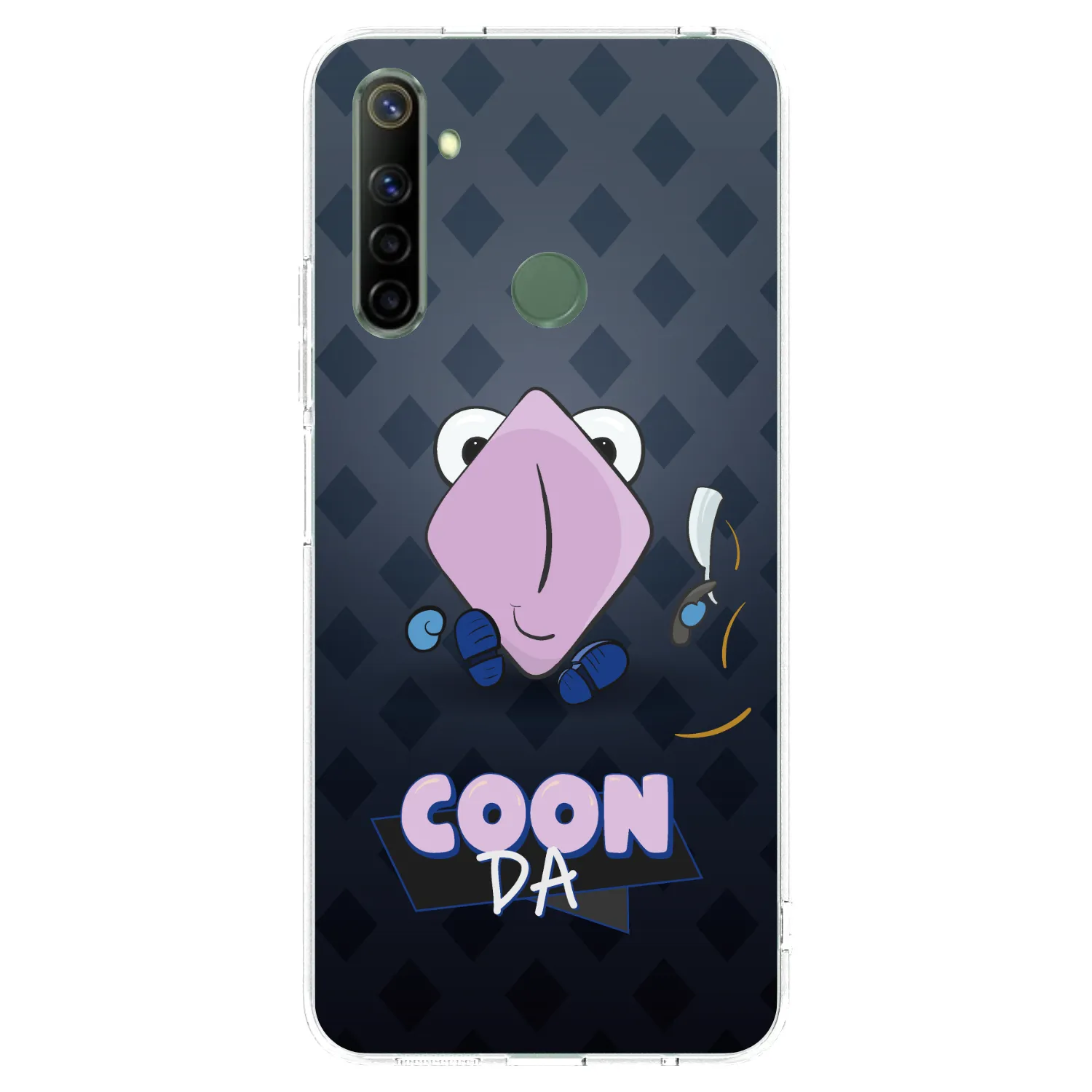 Picasee silikonový průhledný obal pro Realme 6i - COONDA holátko - tmavá