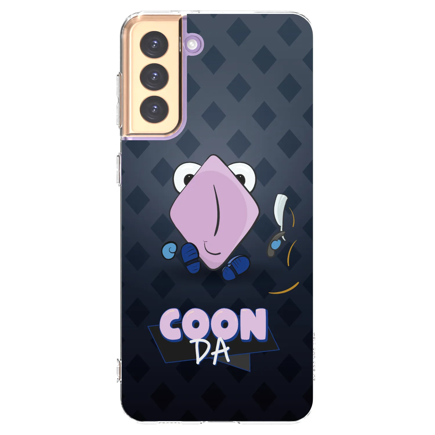 Picasee silikonový průhledný obal pro Samsung Galaxy S21+ 5G G996F - COONDA holátko - tmavá