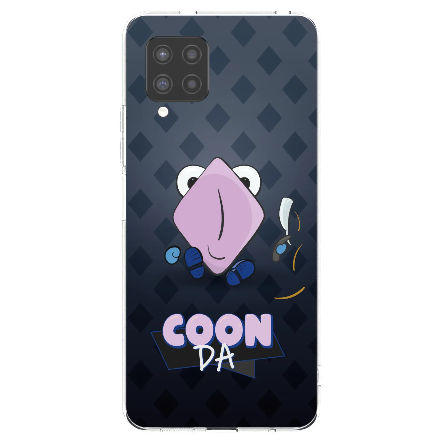 Picasee silikonový průhledný obal pro Samsung Galaxy A42 A426B - COONDA holátko - tmavá