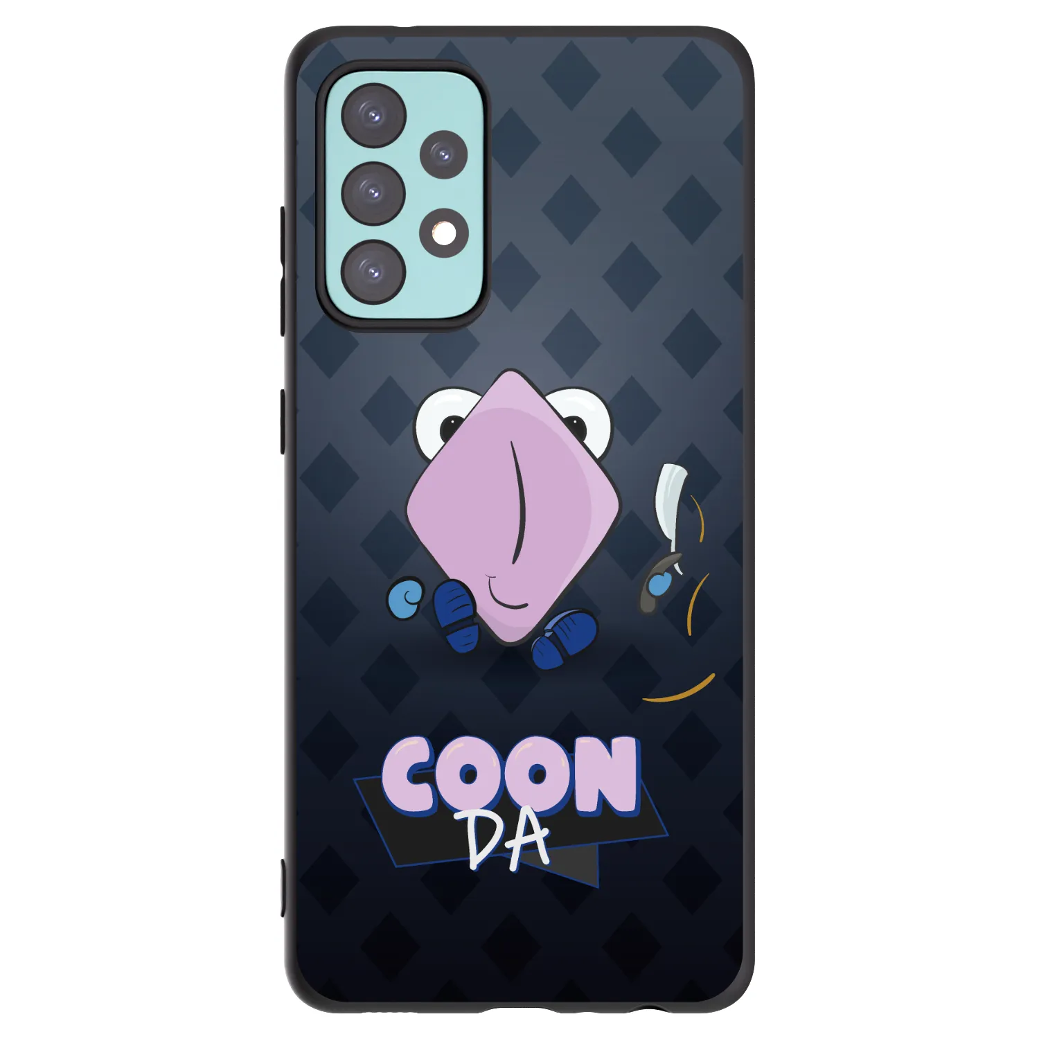 Picasee silikonový černý obal pro Samsung Galaxy A72 A725F - COONDA holátko - tmavá