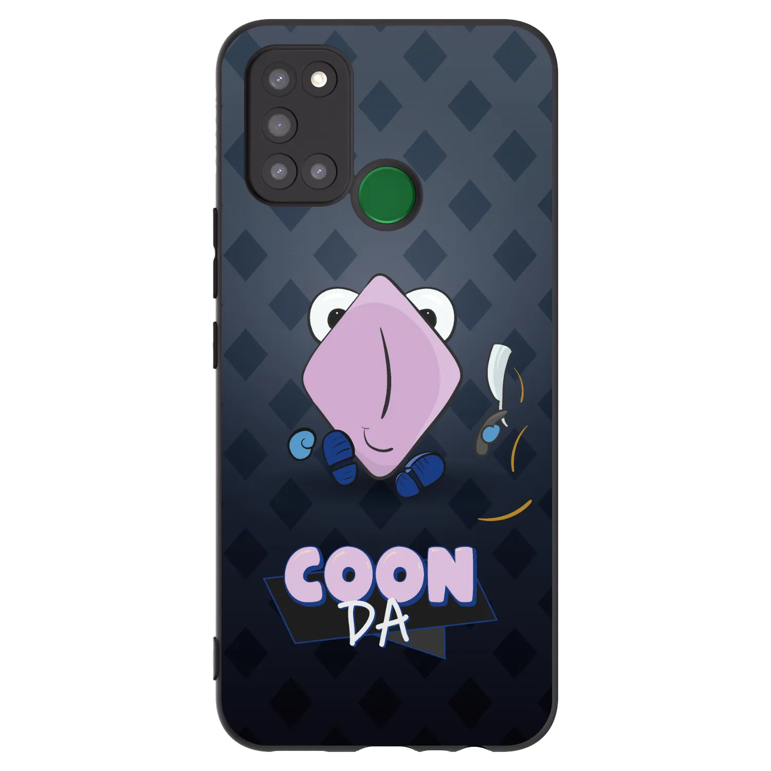 Picasee silikonový černý obal pro Realme 7i - COONDA holátko - tmavá