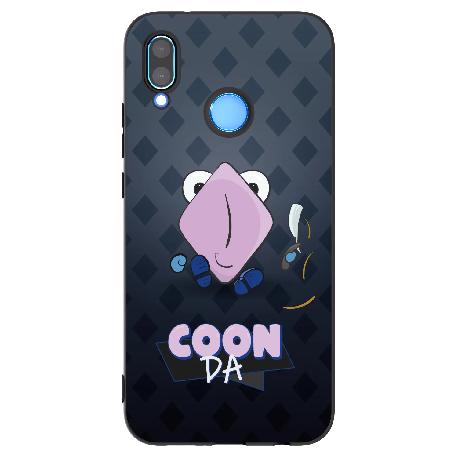 Picasee silikonový černý obal pro Huawei P20 Lite - COONDA holátko - tmavá