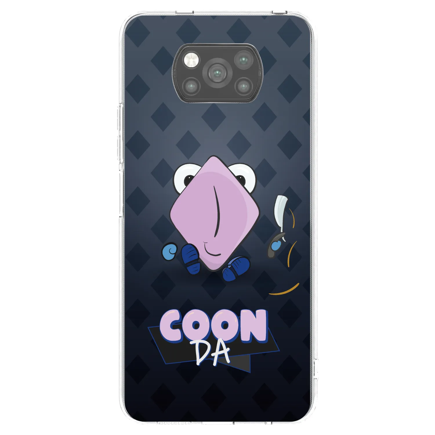 Picasee silikonový černý obal pro Xiaomi Poco X3 Pro - COONDA holátko - tmavá