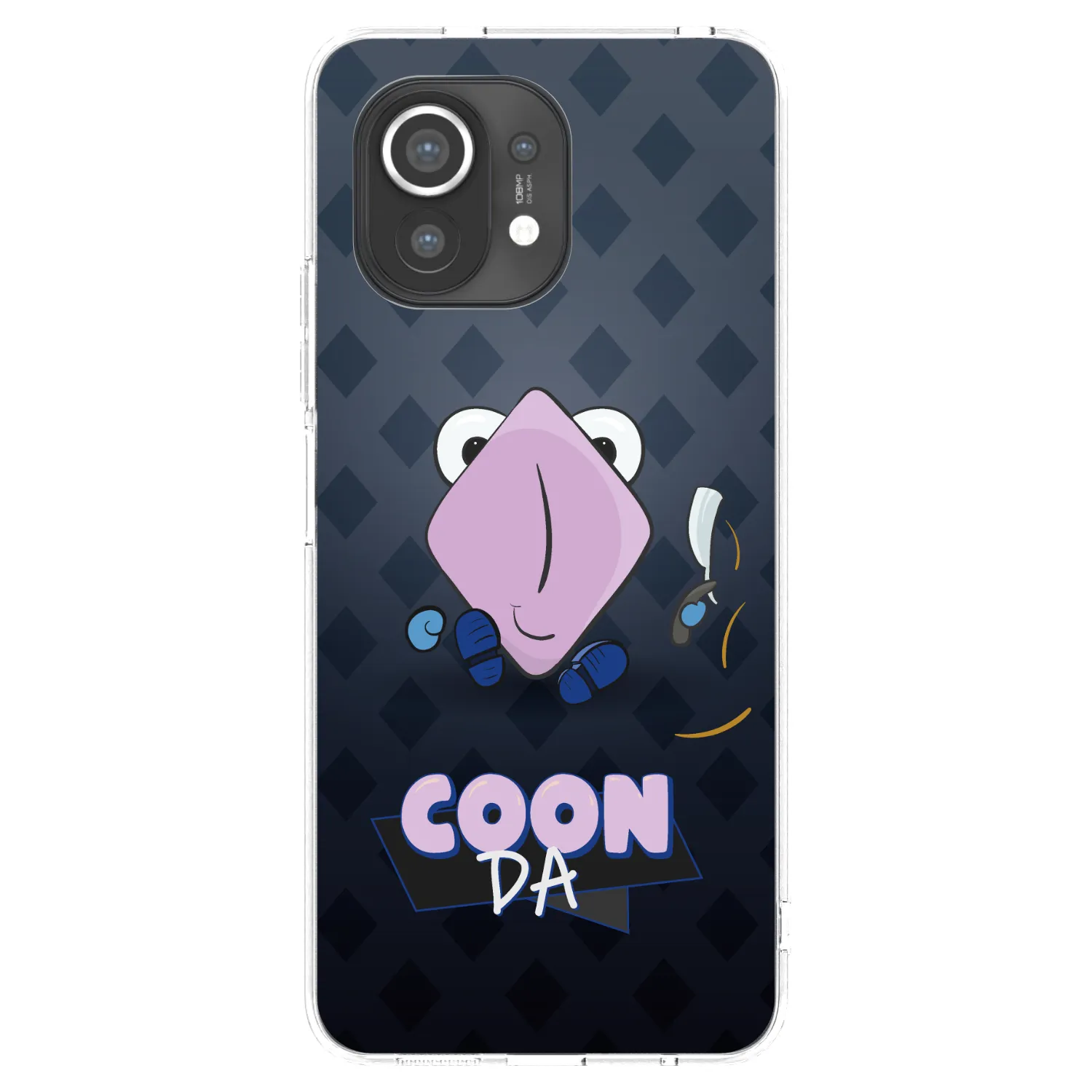 Picasee silikonový průhledný obal pro Xiaomi Mi 11 - COONDA holátko - tmavá