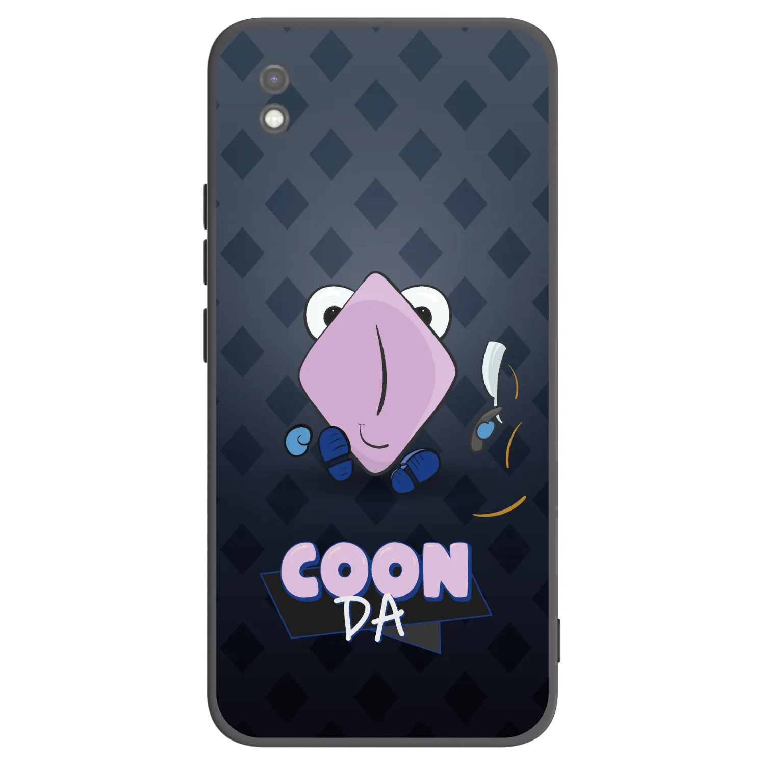 Picasee silikonový černý obal pro Xiaomi Redmi 9AT - COONDA holátko - tmavá