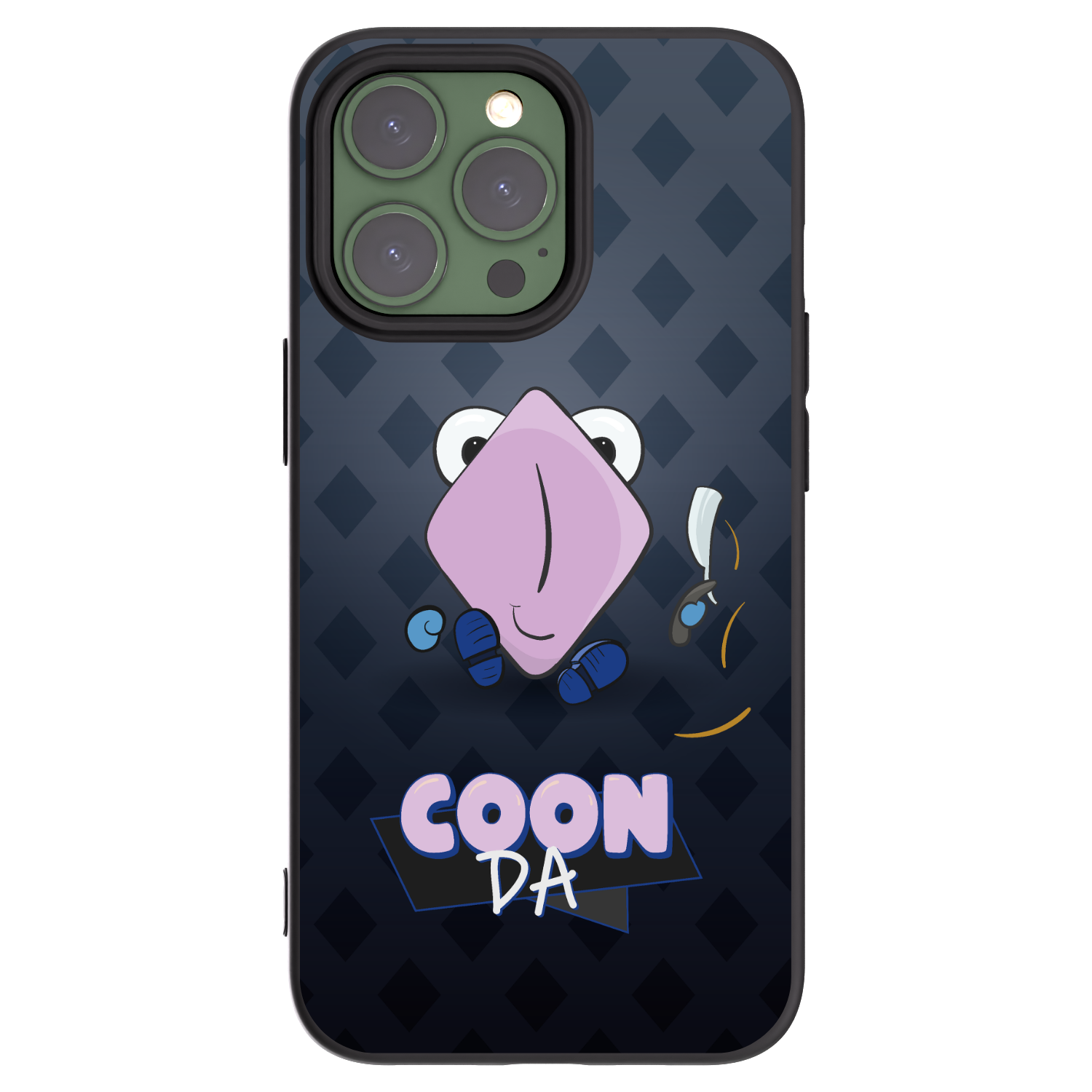 Picasee silikonový černý obal pro Apple iPhone 13 Pro - COONDA holátko - tmavá