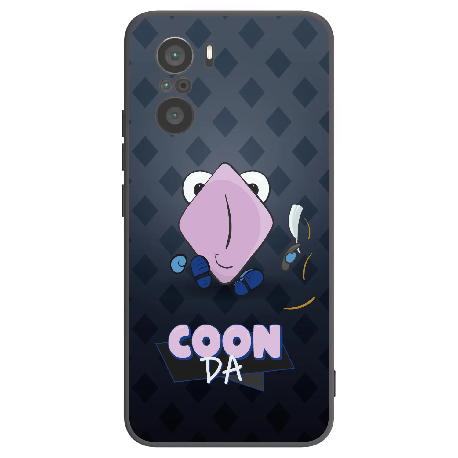 Picasee silikonový černý obal pro Xiaomi Poco F3 - COONDA holátko - tmavá