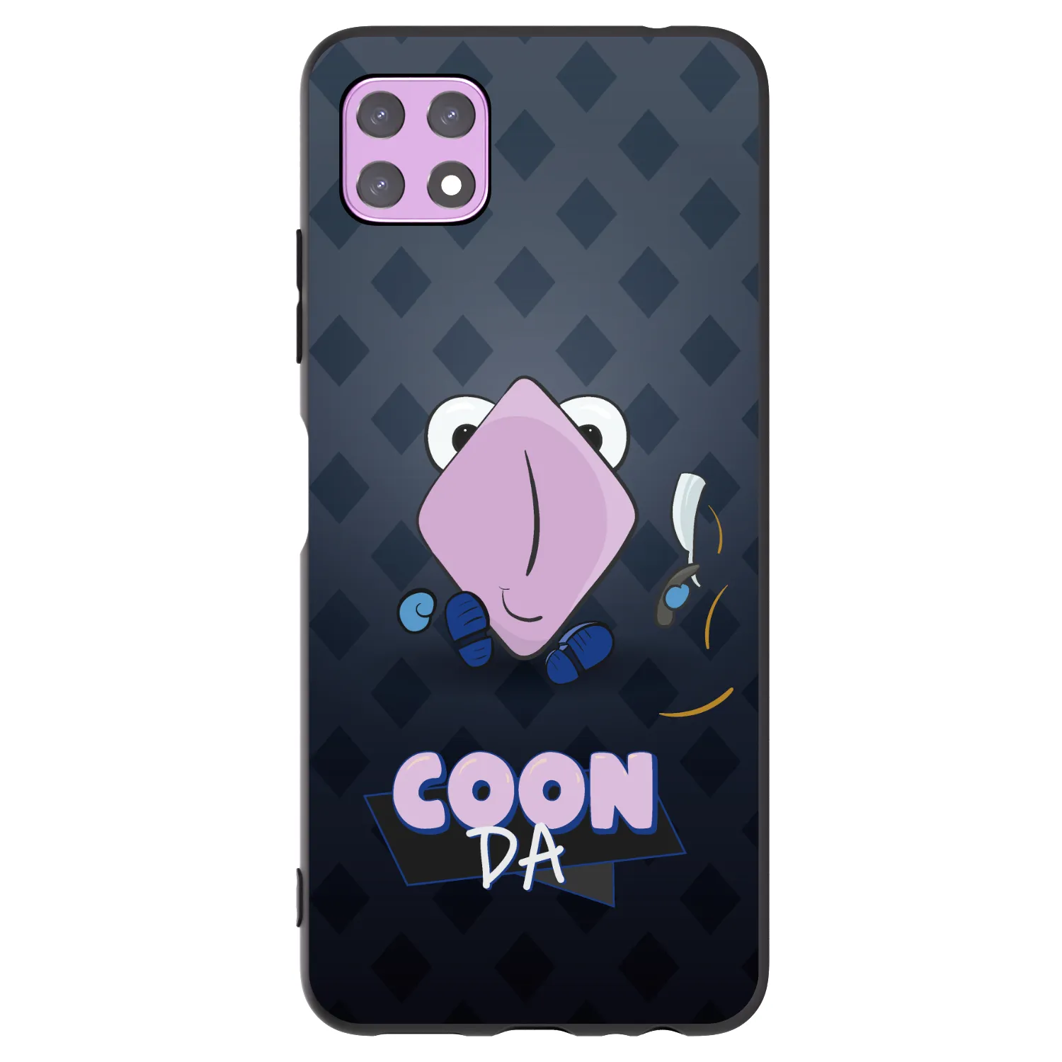 Picasee silikonový černý obal pro Samsung Galaxy A22 A226B 5G - COONDA holátko - tmavá