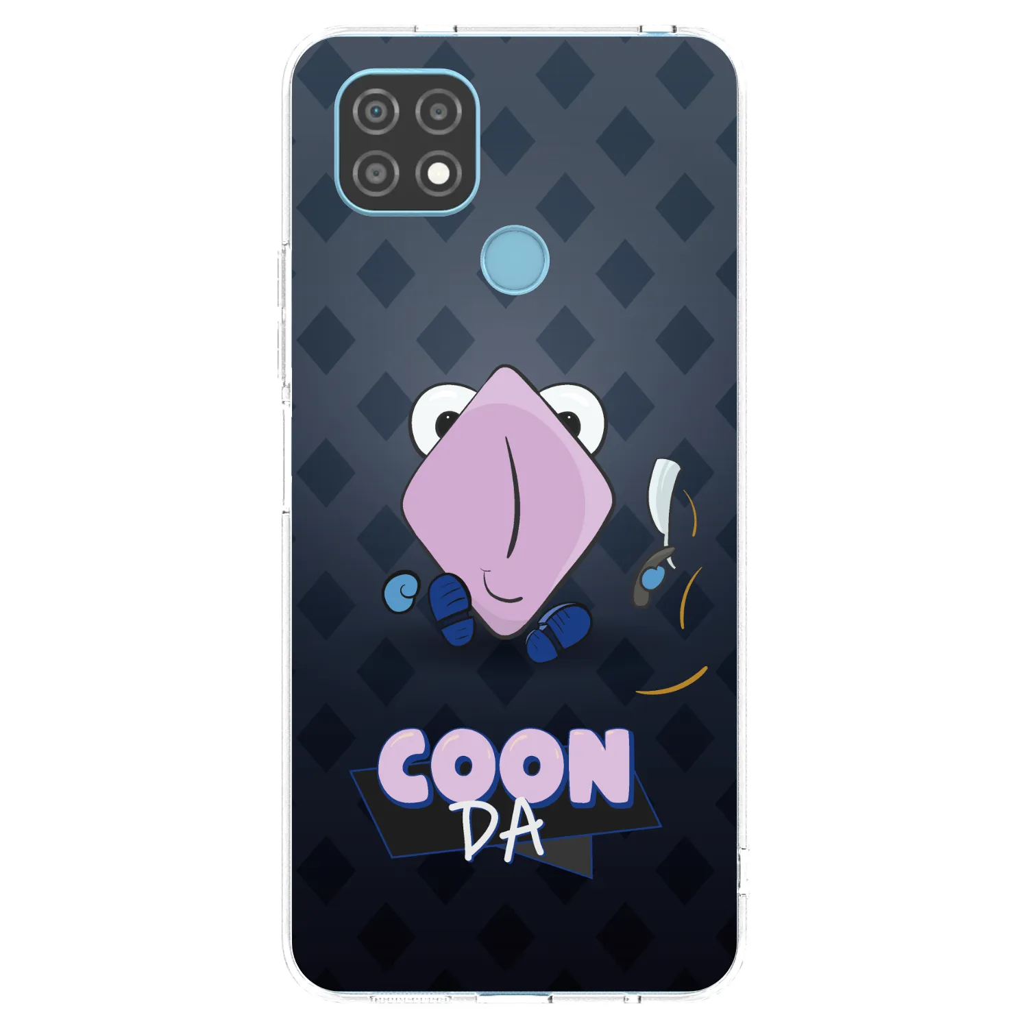 Picasee silikonový průhledný obal pro Realme C21 - COONDA holátko - tmavá