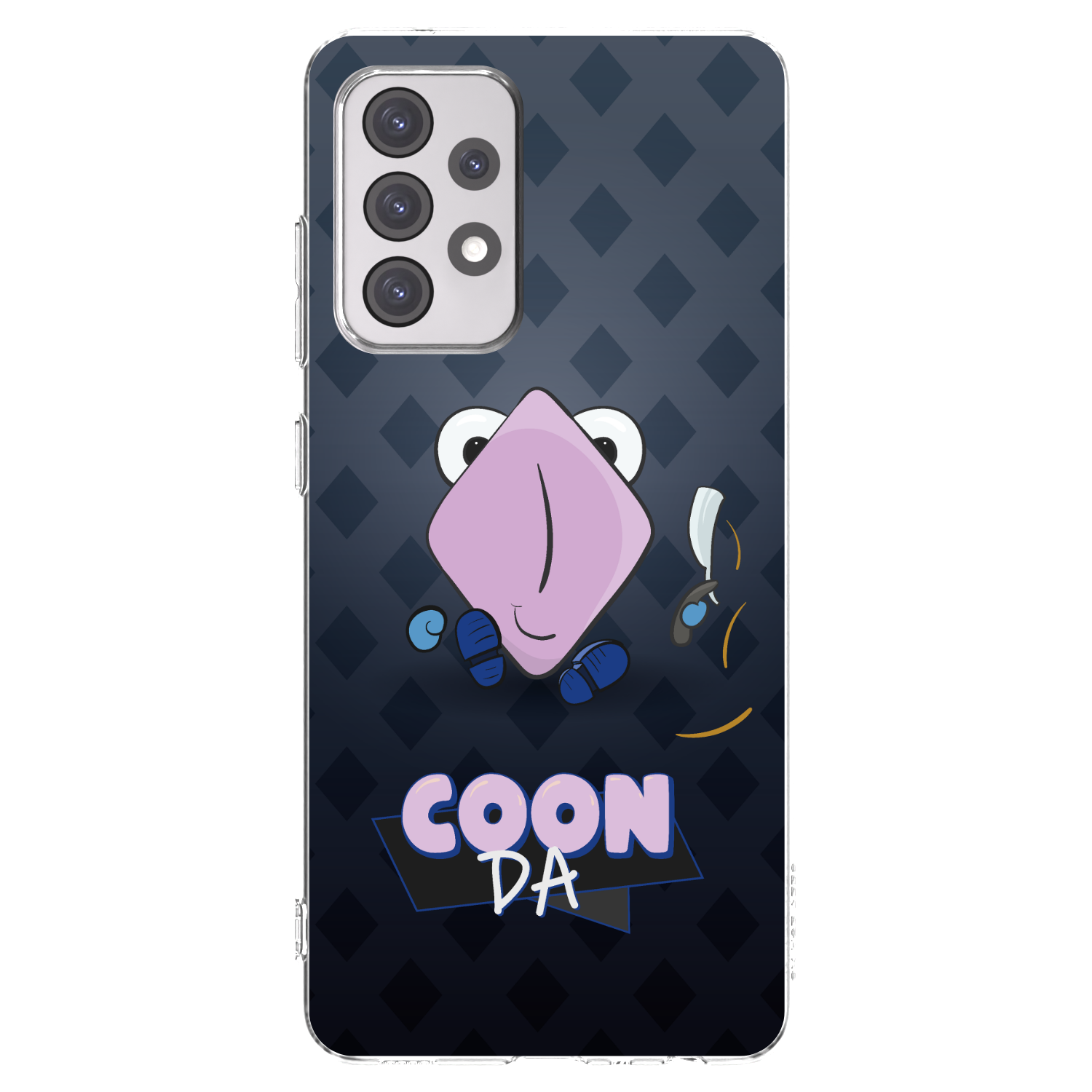 Picasee silikonový průhledný obal pro Samsung Galaxy A52s 5G A528B - COONDA holátko - tmavá