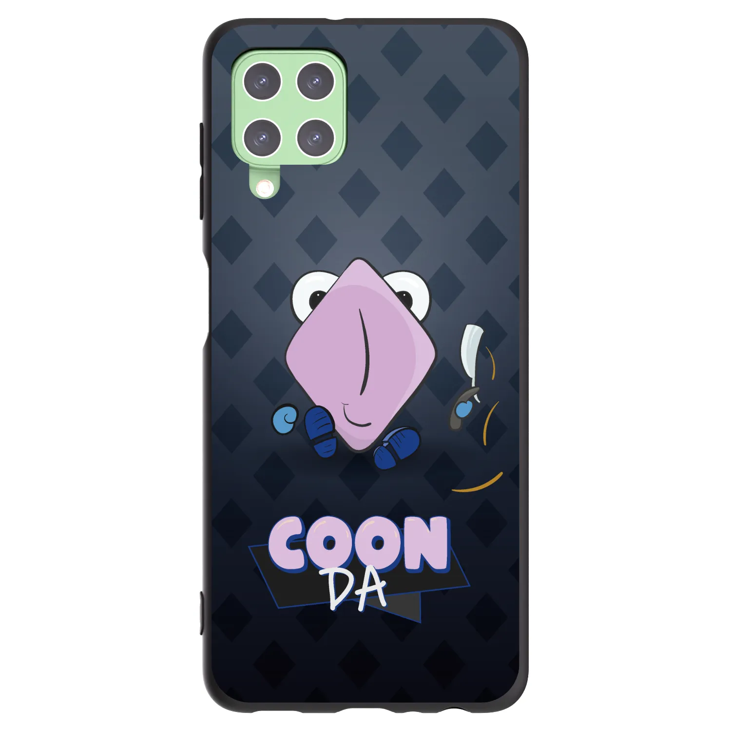 Picasee silikonový černý obal pro Samsung Galaxy A22 A225F 4G - COONDA holátko - tmavá