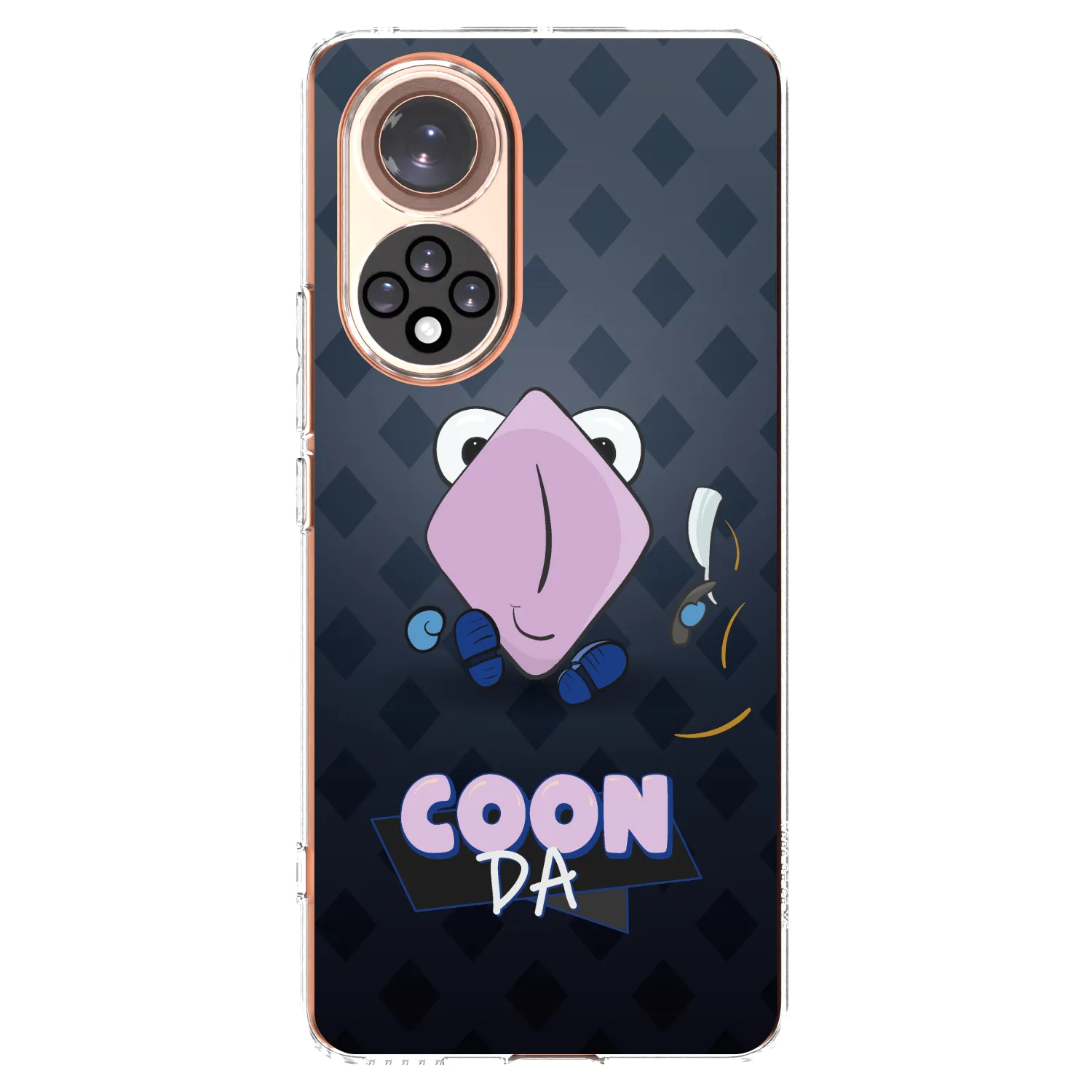 Picasee silikonový průhledný obal pro Honor 50 5G - COONDA holátko - tmavá